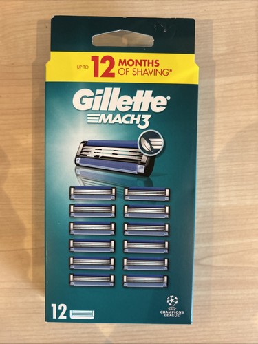 Gillette mach blades 12 - 3,