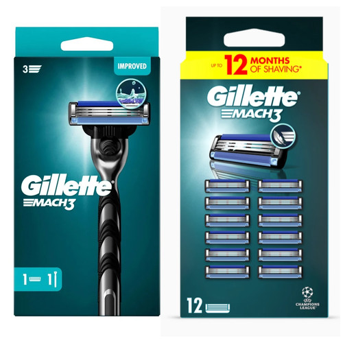 Gillette mach3 razor handle - razor,