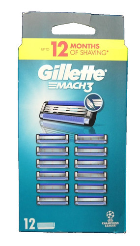 Gillette mach blades 12 - 3,