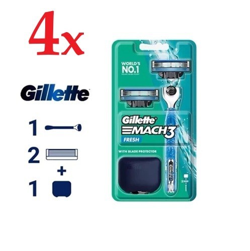 Packs gillette mach fresh - packs,