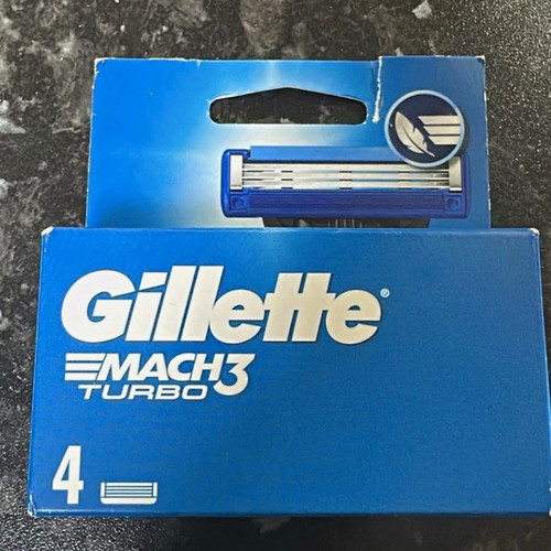 Gillette mach3 turbo blade - turbo, 3-blade