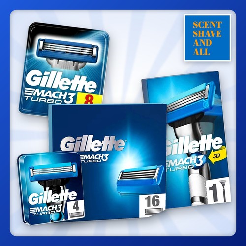 Gillette mach3 turbo razor - turbo,