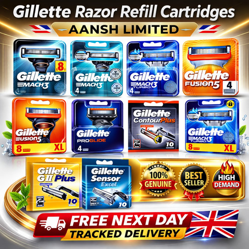 Gillette razor blade refills - gillette,