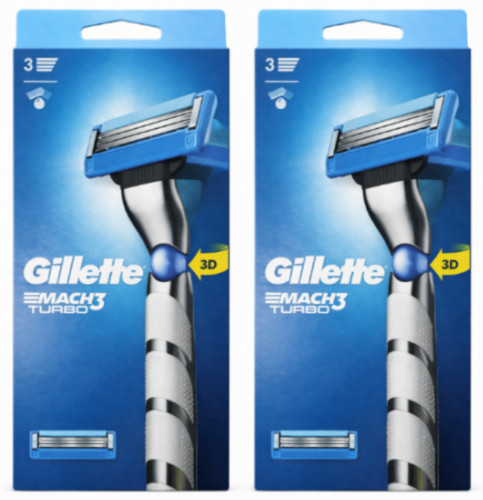 Gillette mach3 turbo 3d - gillette,