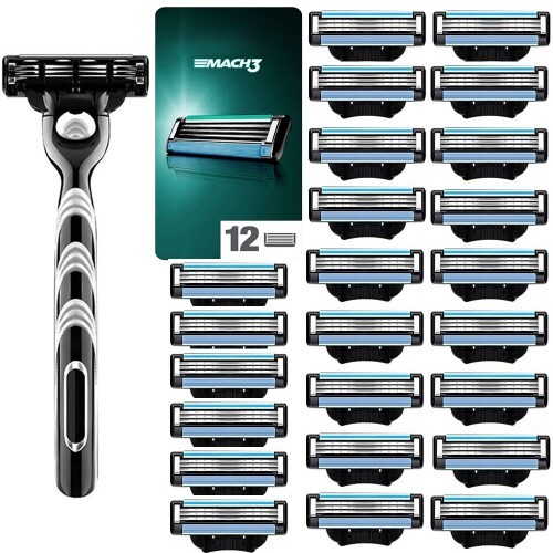 24pcs mach manual razor - 24pcs,