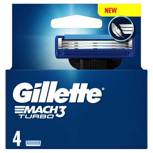 Gillette mach turbo blades - mach, 4