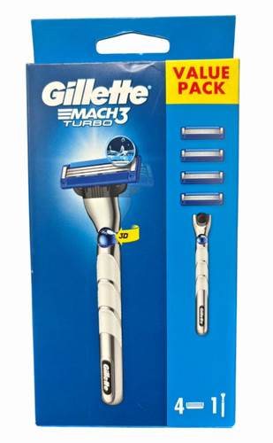 Gillette mach3 turbo razor - turbo,
